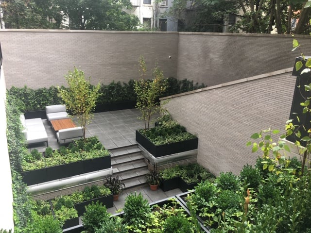 Custom Planters at 613 Baltic Brooklyn NY